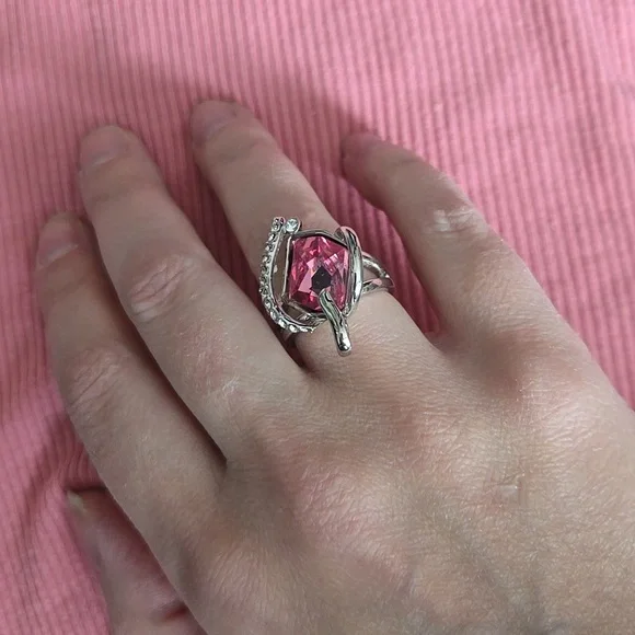 EA stamped Jewel Ring - Picture 1 of 3